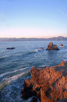 California shoreline