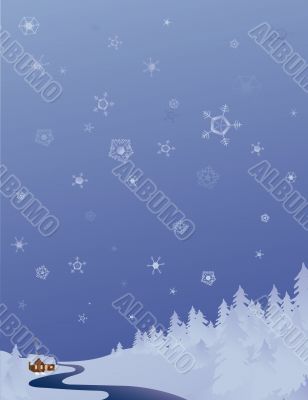 cold winter background