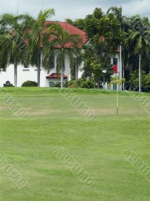 Luxury villa at golf course