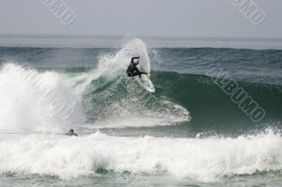 surfeur in action