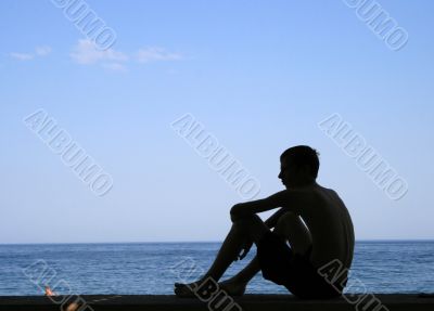 Boy silhouette Boy silhouette
