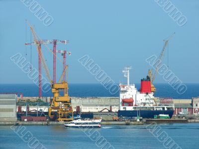 cargo port of Barcelona