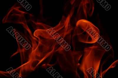Fiery flames