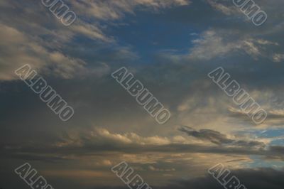 Strange clouds