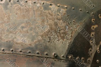 Rivets and iron layers