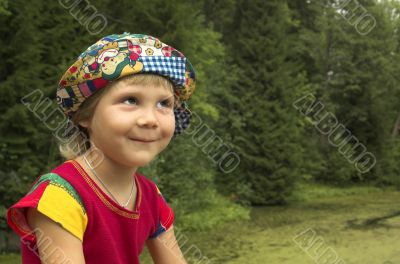 A smiling little girl