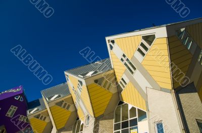 cube houses in Rotterdam, the Netherlands