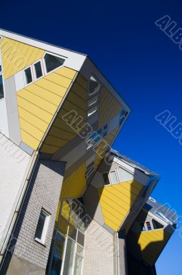 abstract modern architecture cube houses