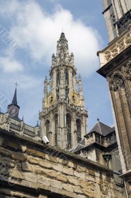 big cathedral in Antwerp big cathedral in Antwerp