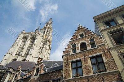 Antwerp city view