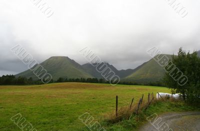 Rural norwegian landscape