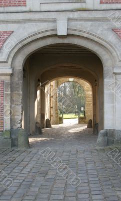 Arch in Fontainebleau palace