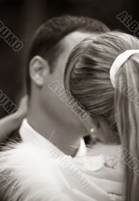 Wedding kiss