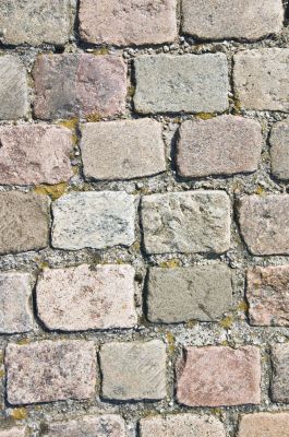 cobblestone pavement