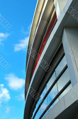 Exterior of commercial building