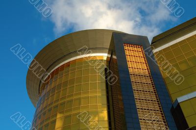 Golden building
