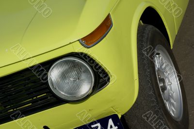 BMW 1602 headlight.