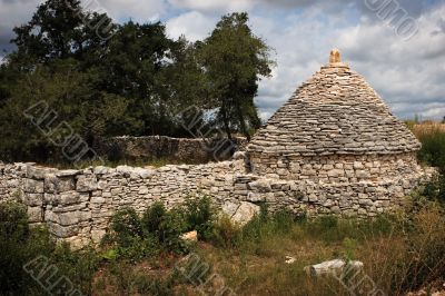 Traditional Istrian lurk in the nature