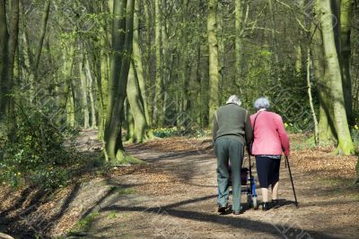 Elderly couple