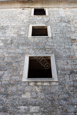 Windows in the ruins