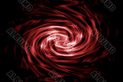 Black And Red Swirled Together