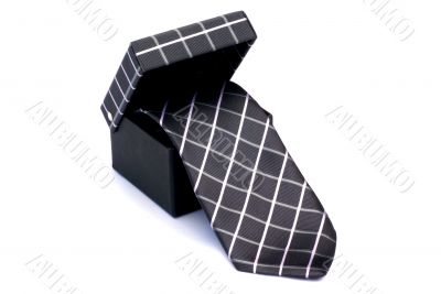 Tie in a box. Tie in a box.