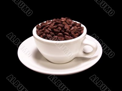   Cup Of Coffee Beans