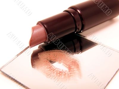 Lipstick Reflection In Mirror Lipstick Reflection In Mirror