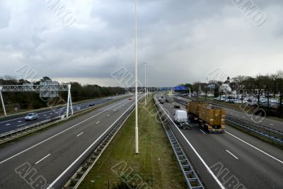 traffic on the highway