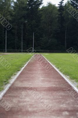 track on a sports-ground