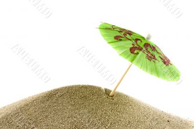 sunny green parasol