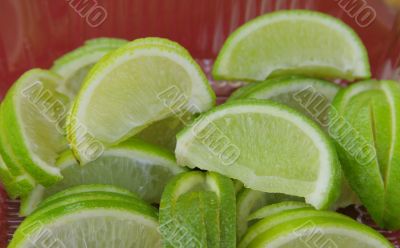 Lime slices