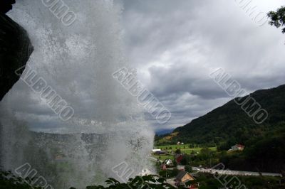 Norwegian waterfall