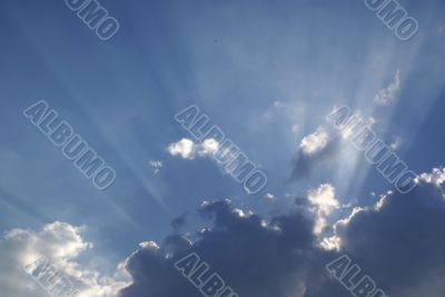 Ray of light. Ray of light.