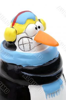 Freezing penguin. Freezing penguin.