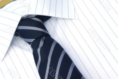 Shirt and tie. Shirt and tie.