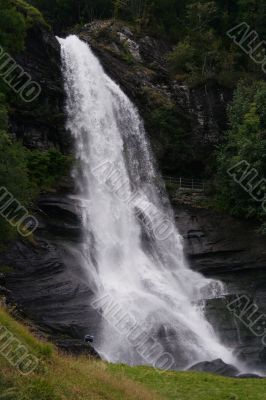 Norwegian waterfall