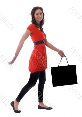 pretty woman in shopping mode pretty woman in shopping mode