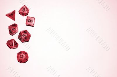 red gaming dice red gaming dice