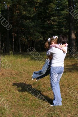 mother and daughter