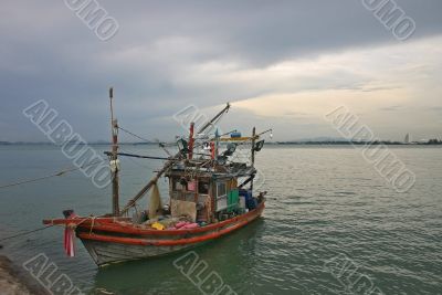 Colorful Thai Fishing Boat