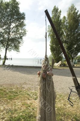 drying fishing-net