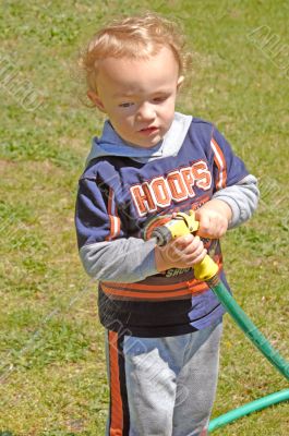 Playing with a Hose Playing with a Hose