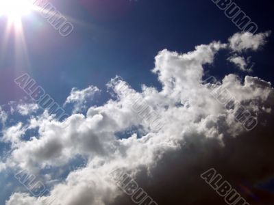 Sun Shining on Dark Clouds