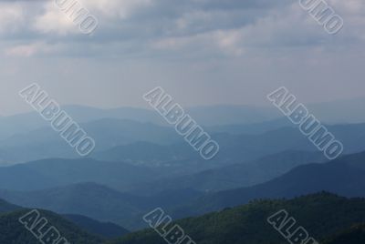 Hazy Mountain Landscape Hazy Mountain Landscape