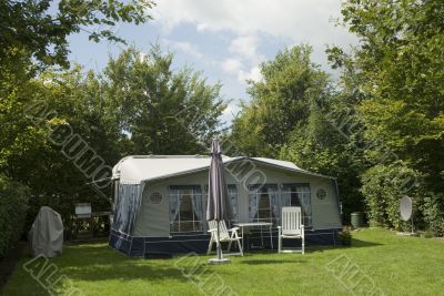 Moderm camping-ground