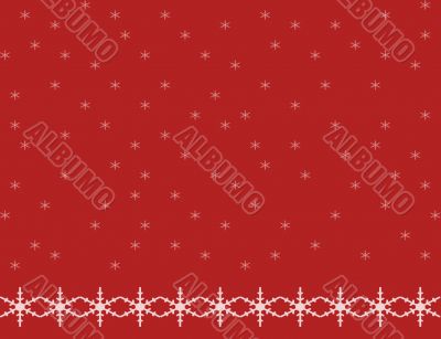 Snowflake Background Red Snowflake Background Red