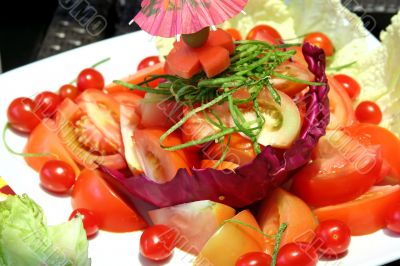 Sliced tomatoes