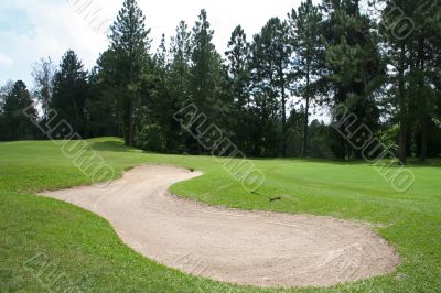 Golf sandtrap