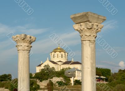 Greek columns